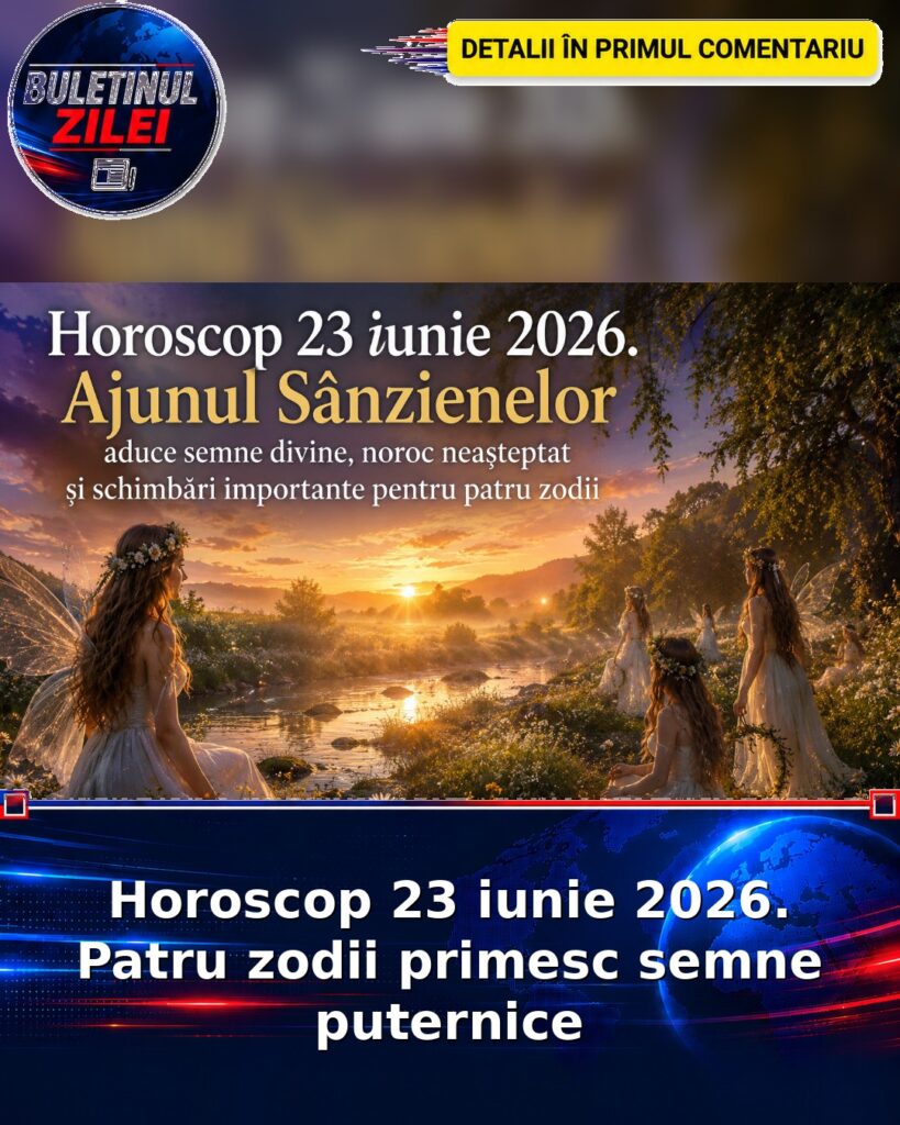 Horoscop 23 iunie 2026. Patru zodii primesc semne puternice