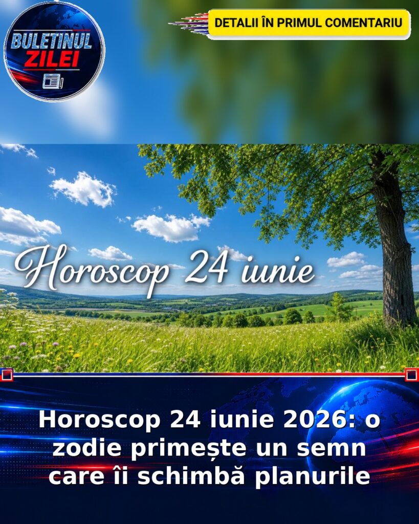 Horoscop 24 iunie 2026: o zodie primește un semn care îi schimbă planurile