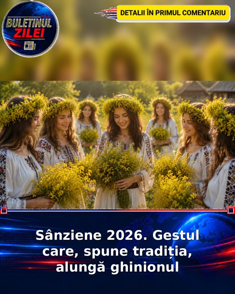 Sânziene 2026. Gestul care, spune tradiția, alungă ghinionul