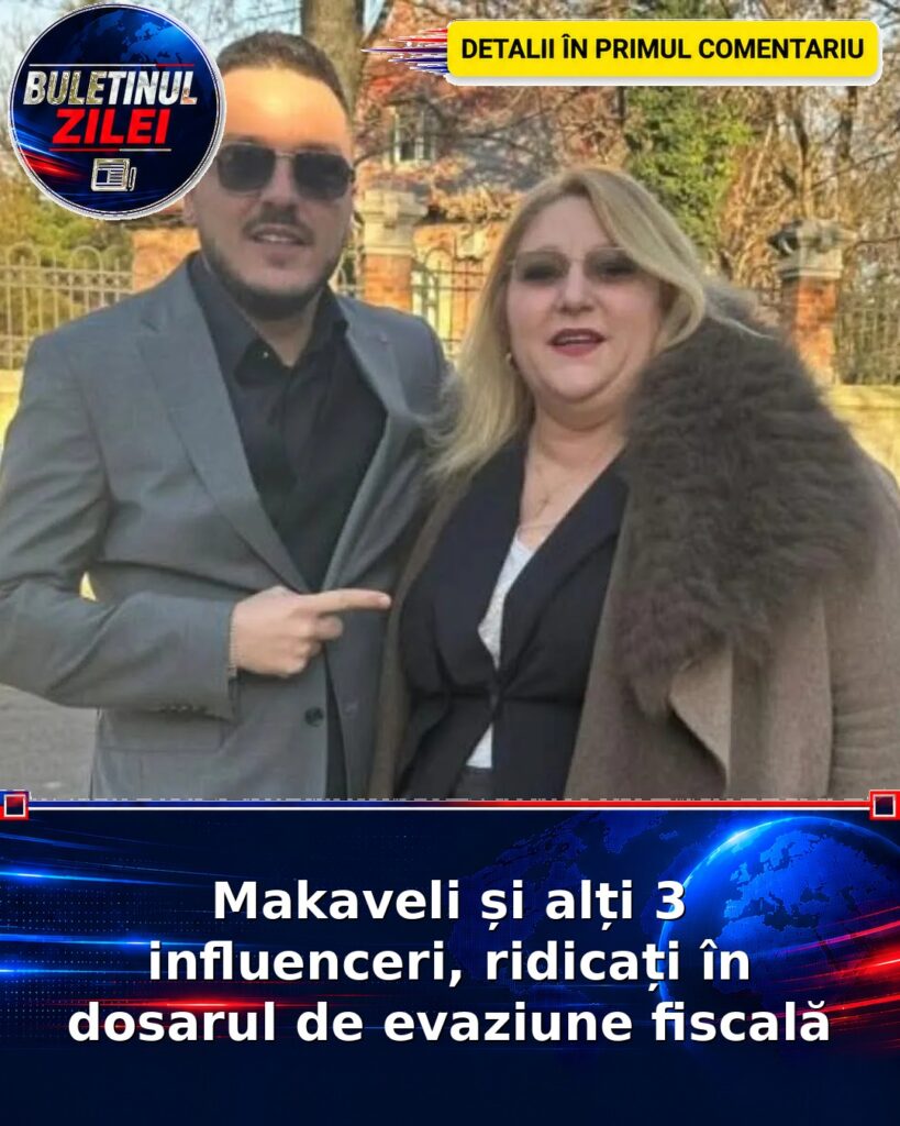 Makaveli și alți 3 influenceri, ridicați în dosarul de evaziune fiscală
