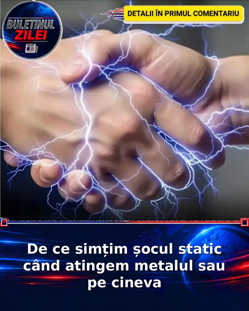 De ce simțim șocul static când atingem metalul sau pe cineva