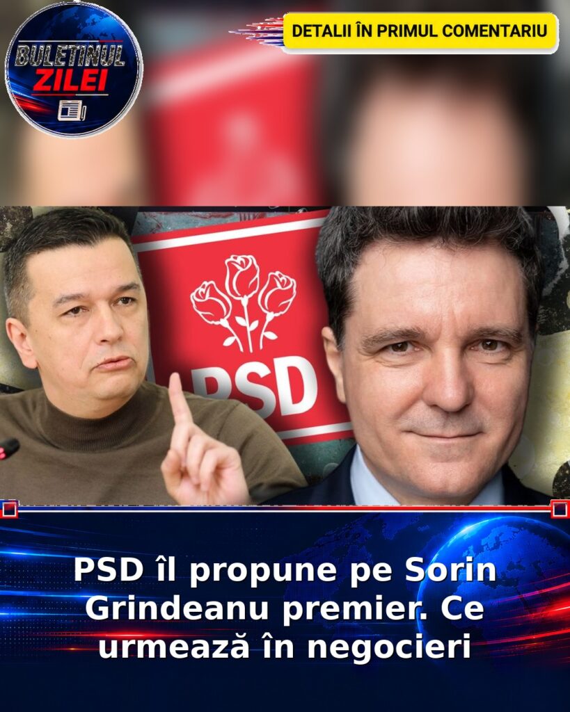 PSD îl propune pe Sorin Grindeanu premier. Ce urmează în negocieri