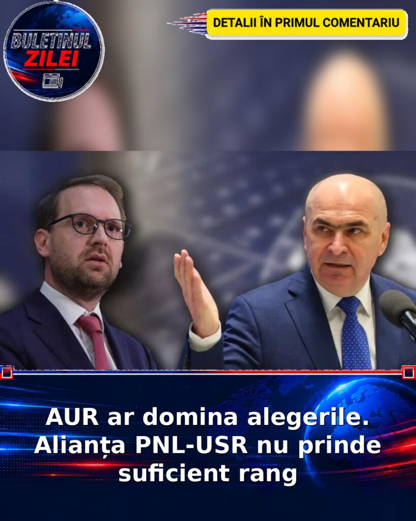 AUR ar domina alegerile. Alianța PNL-USR nu prinde suficient rang