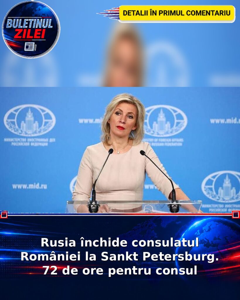 Rusia închide consulatul României la Sankt Petersburg. 72 de ore pentru consul