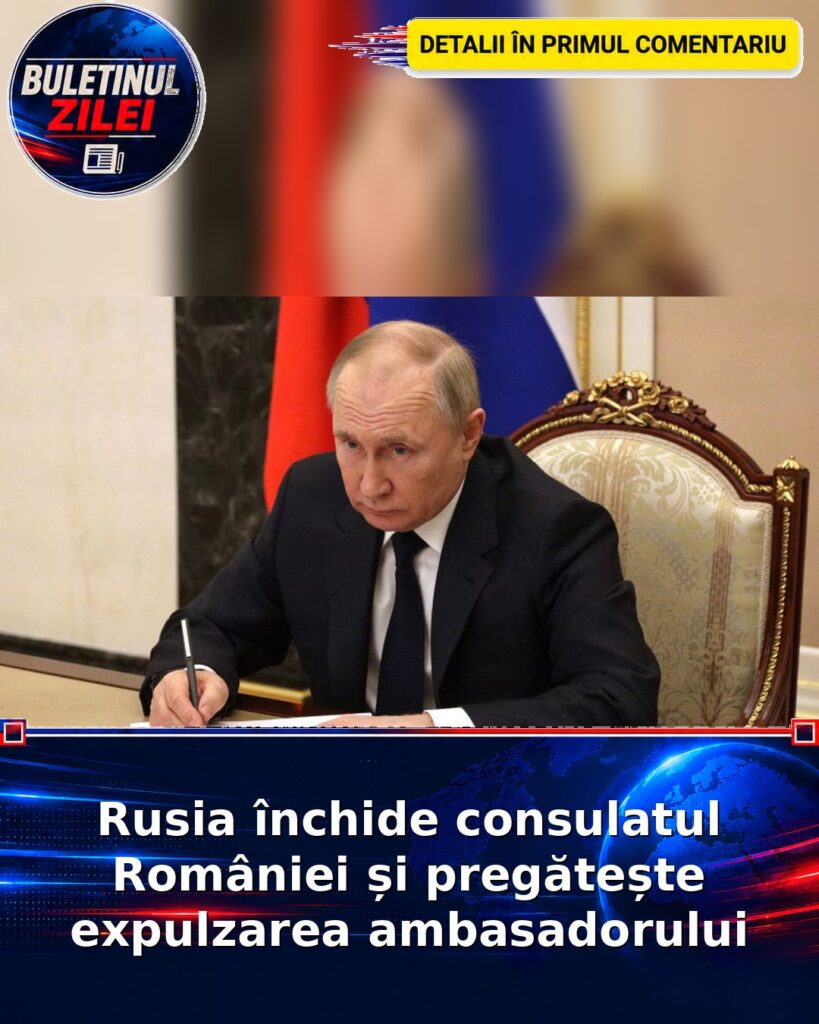 Rusia închide consulatul României și pregătește expulzarea ambasadorului