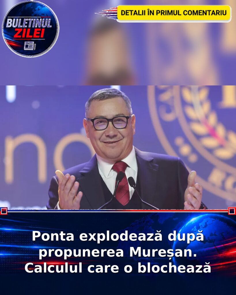 Ponta explodează după propunerea Mureșan. Calculul care o blochează