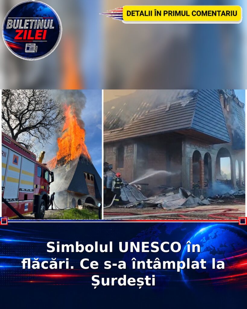Simbolul UNESCO în flăcări. Ce s-a întâmplat la Șurdești