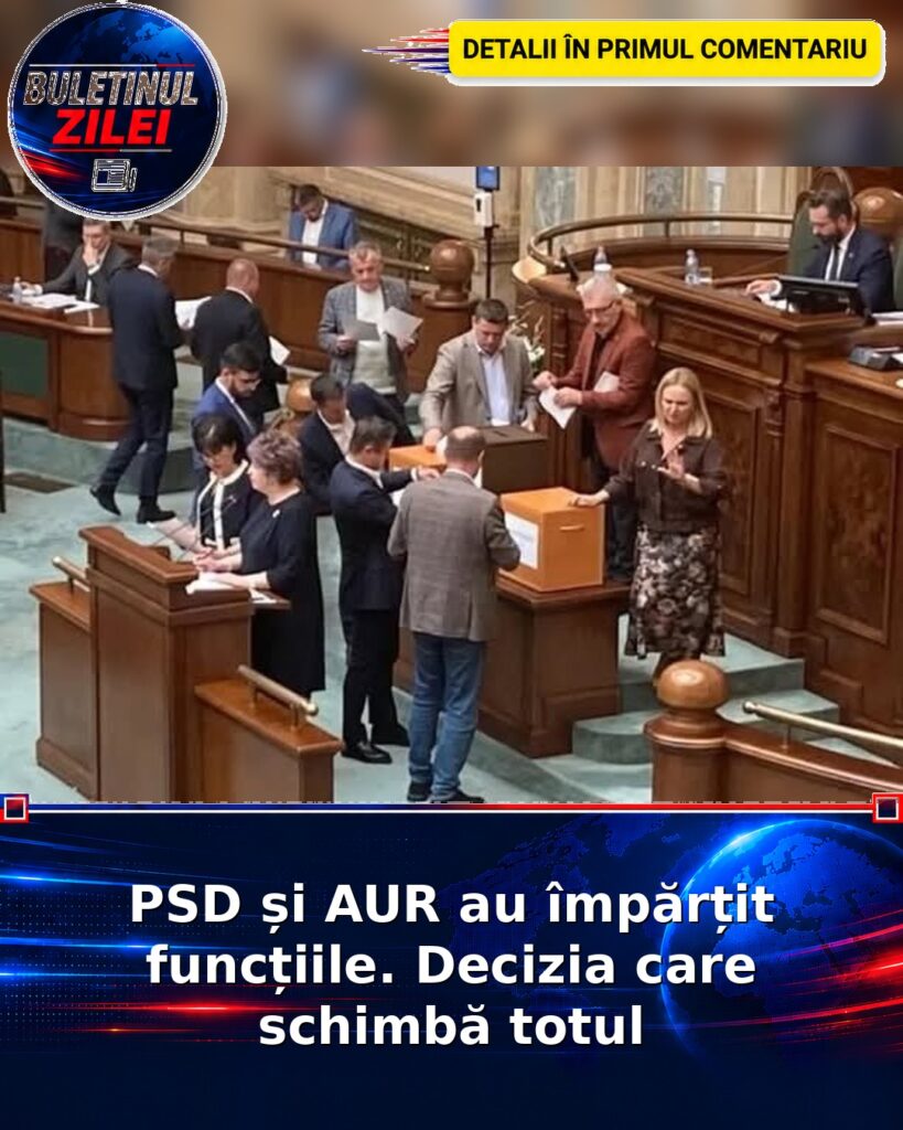 PSD și AUR au împărțit funcțiile. Decizia care schimbă totul