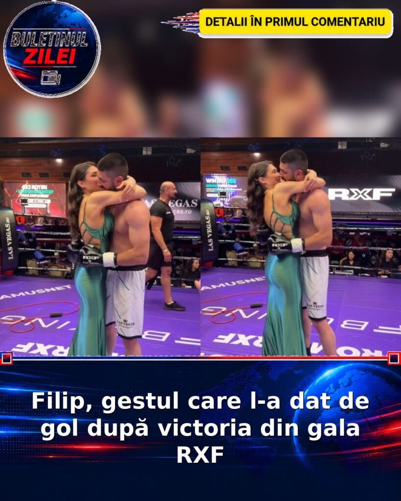 Filip, gestul care l-a dat de gol după victoria din gala RXF