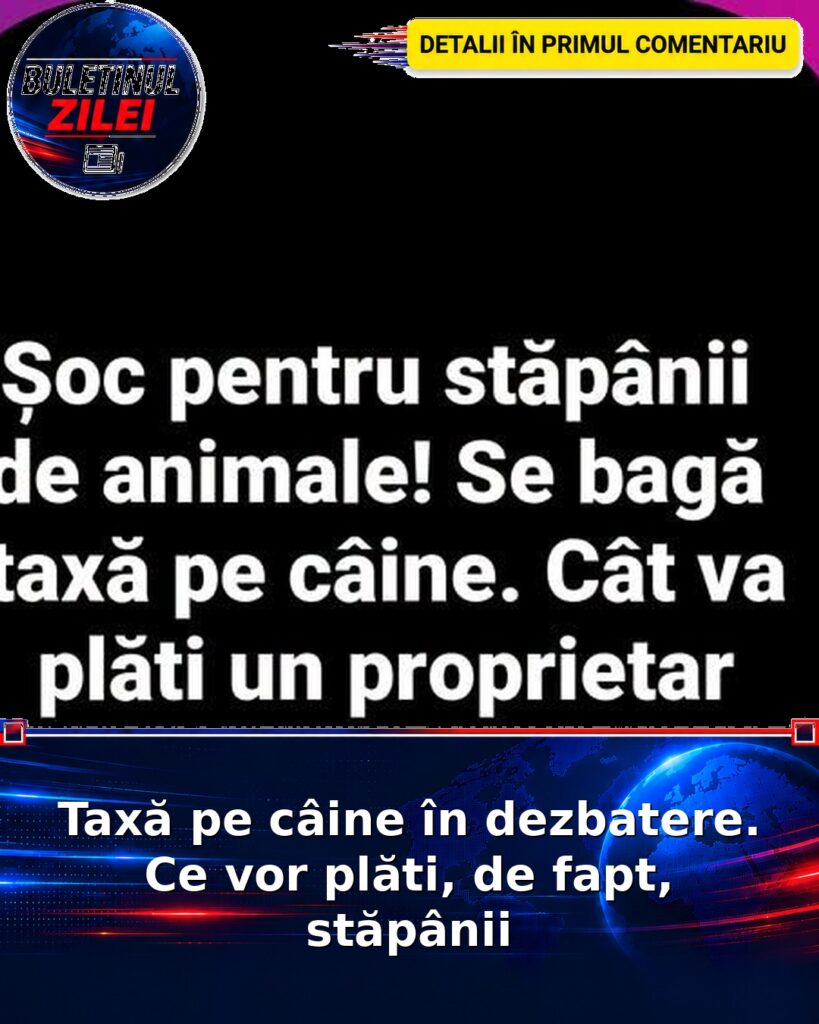 Taxă pe câine în dezbatere. Ce vor plăti, de fapt, stăpânii