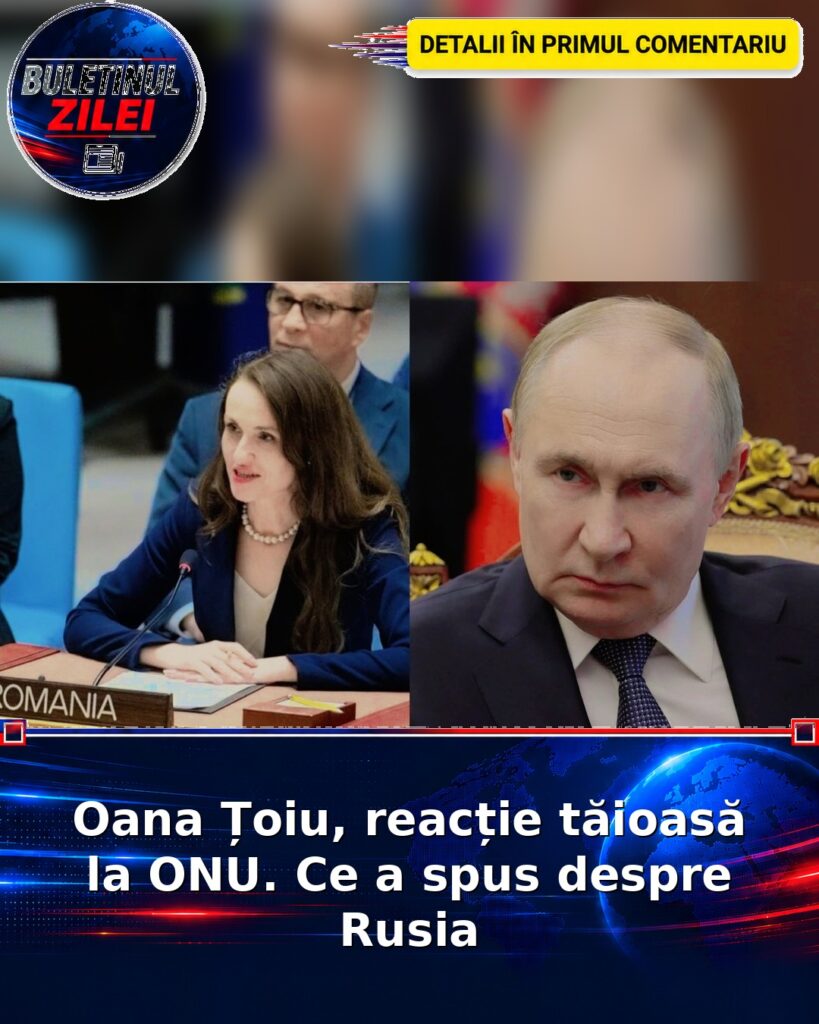 Oana Țoiu, reacție tăioasă la ONU. Ce a spus despre Rusia