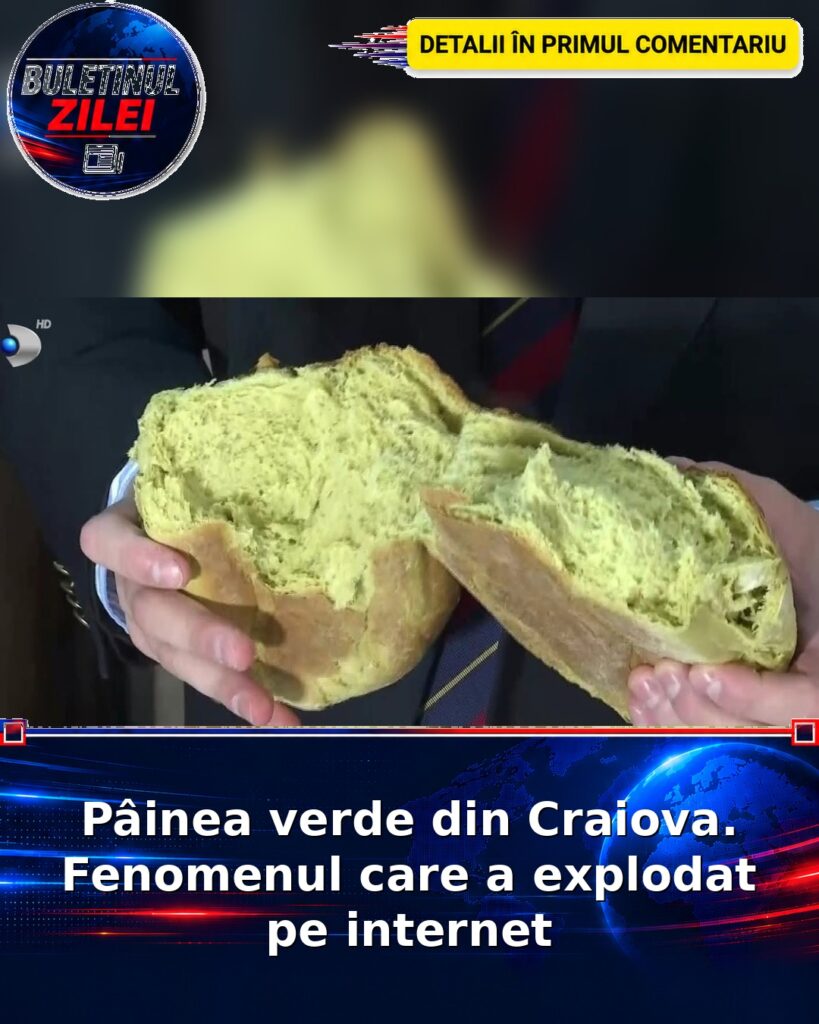 Pâinea verde din Craiova. Fenomenul care a explodat pe internet