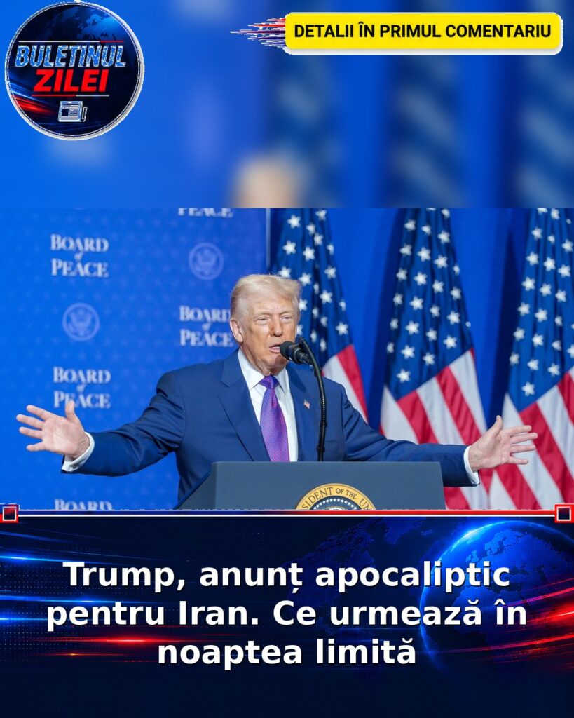 Trump, anunț apocaliptic pentru Iran. Ce urmează în noaptea limită