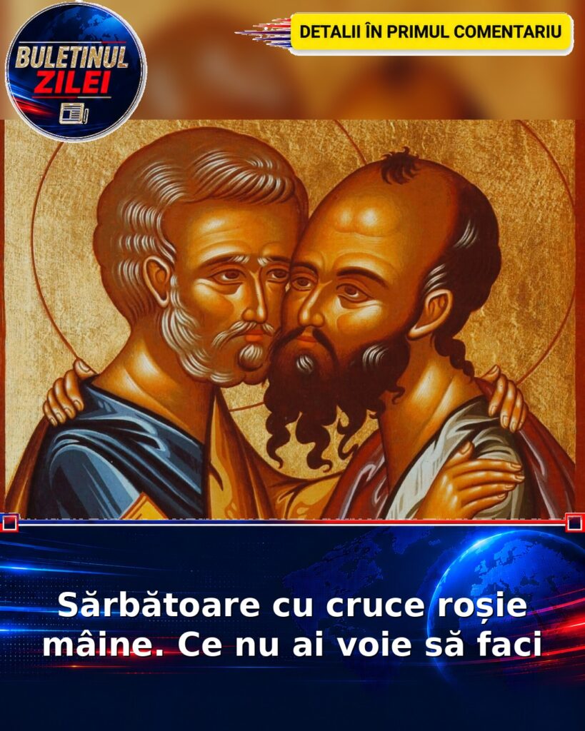 Sărbătoare cu cruce roșie mâine. Ce nu ai voie să faci