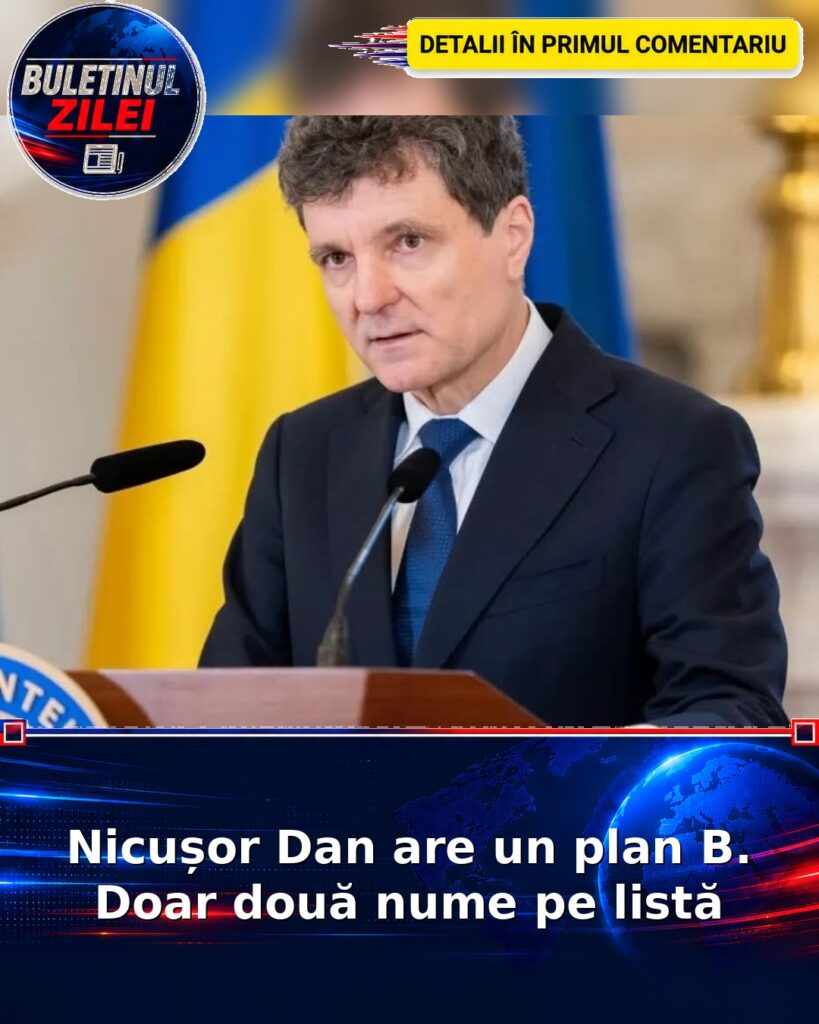 Nicușor Dan are un plan B. Doar două nume pe listă