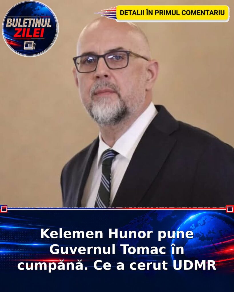 Kelemen Hunor pune Guvernul Tomac în cumpănă. Ce a cerut UDMR