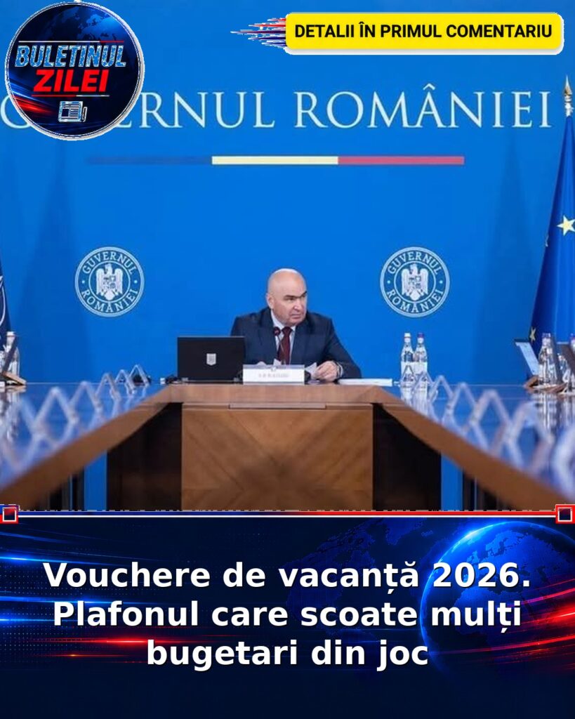 Vouchere de vacanță 2026. Plafonul care scoate mulți bugetari din joc