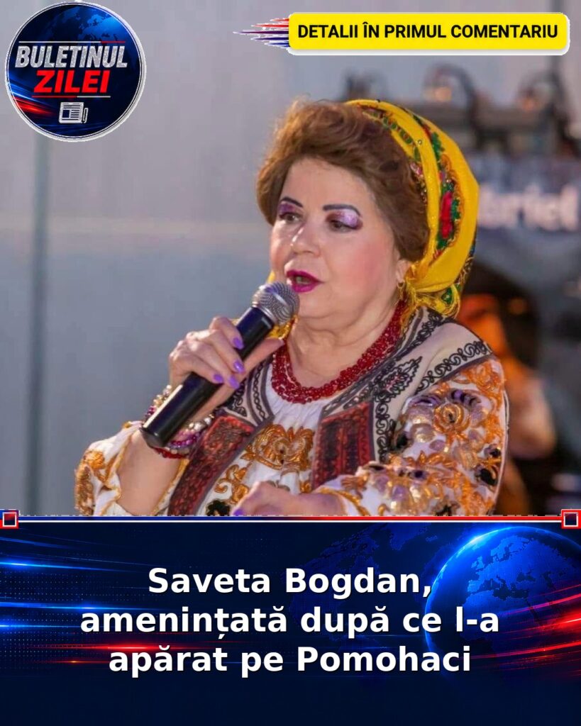 Saveta Bogdan, amenințată după ce l-a apărat pe Pomohaci