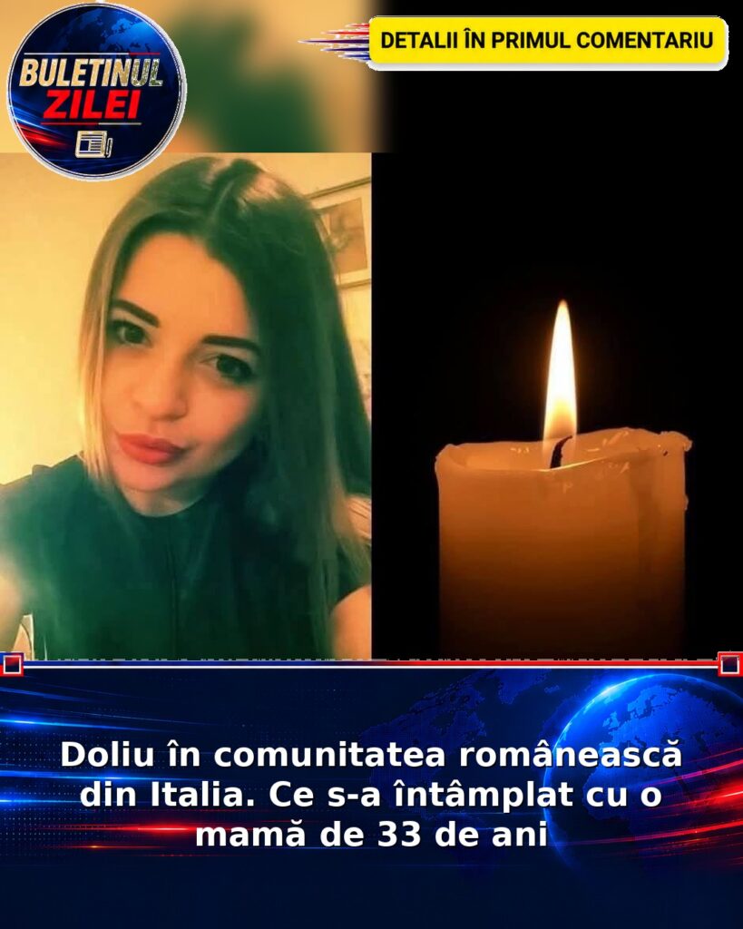 Doliu în comunitatea românească din Italia. Ce s-a întâmplat cu o mamă de 33 de ani