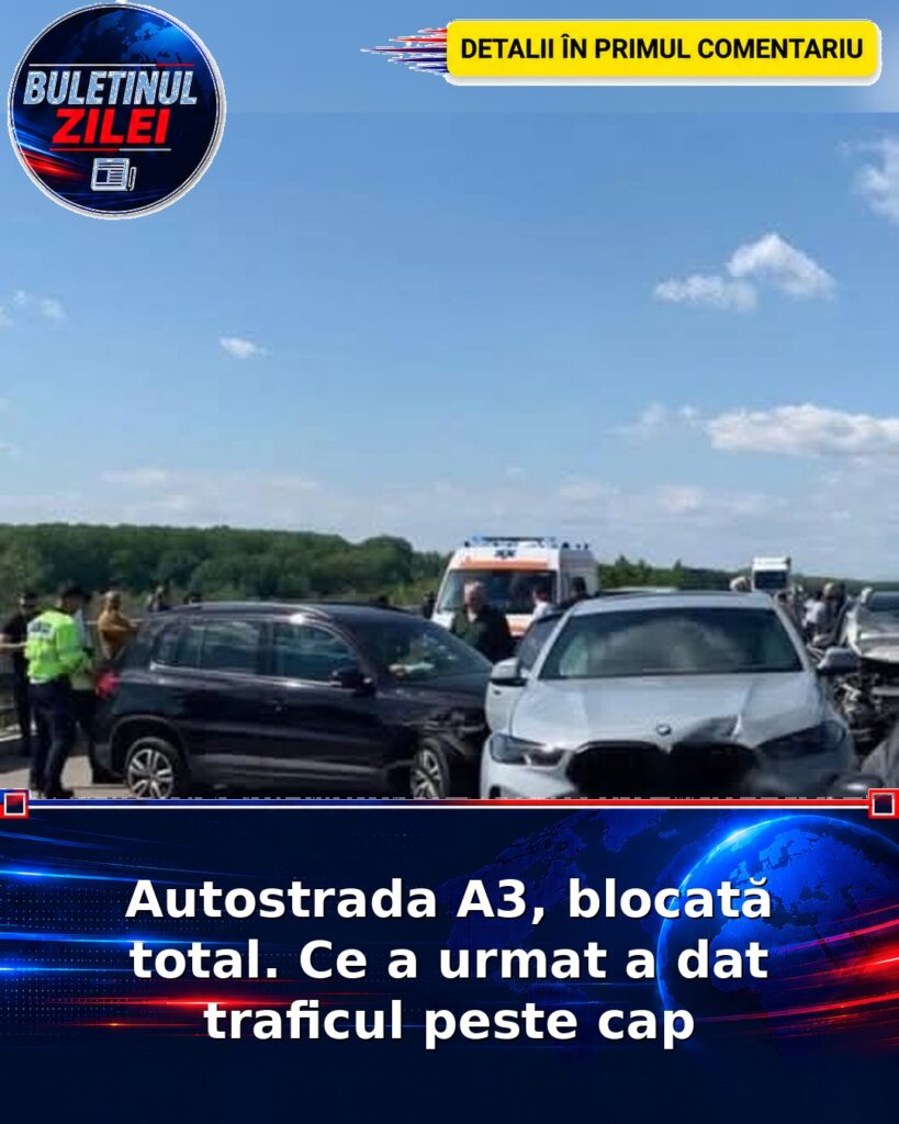 Autostrada A3, blocată total. Ce a urmat a dat traficul peste cap