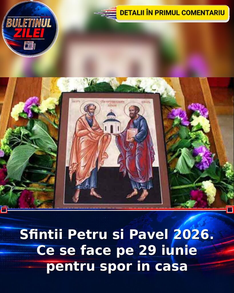 Sfintii Petru si Pavel 2026. Ce se face pe 29 iunie pentru spor in casa