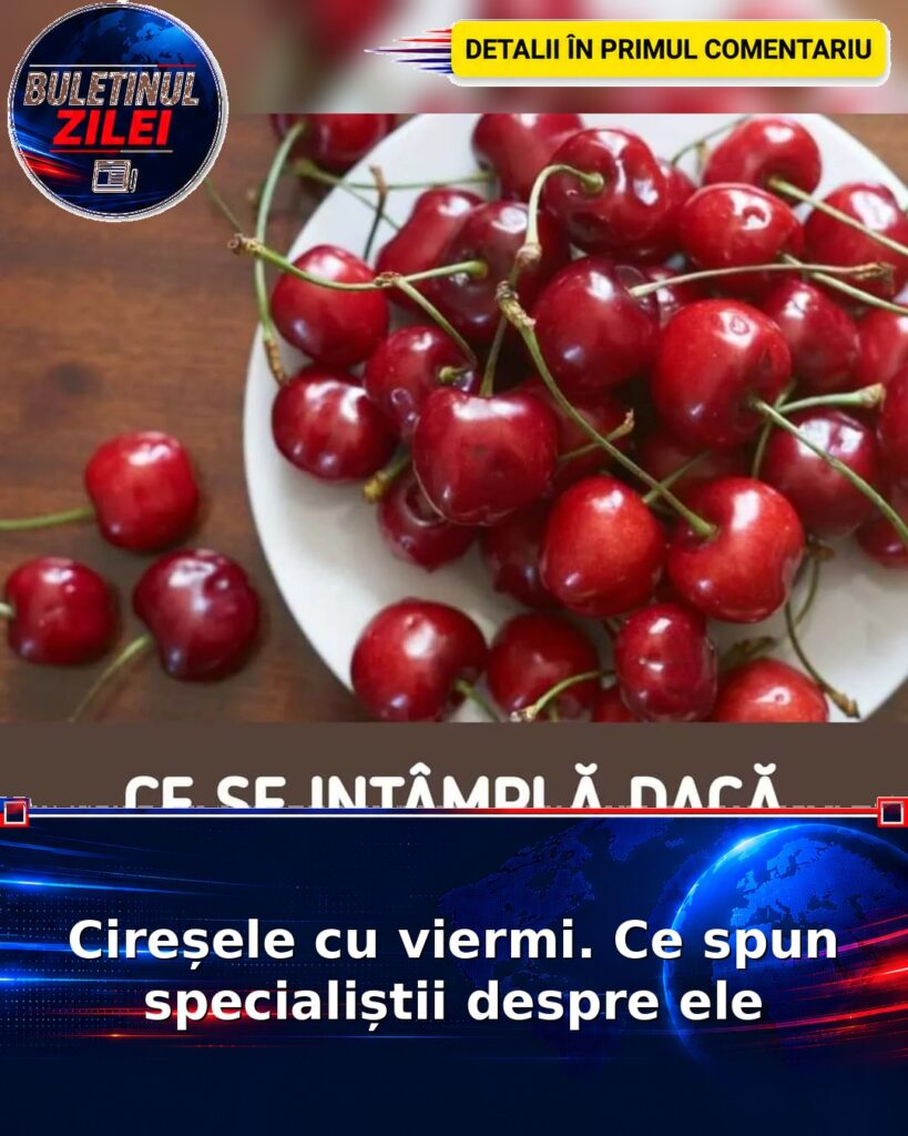 Cireșele cu viermi. Ce spun specialiștii despre ele