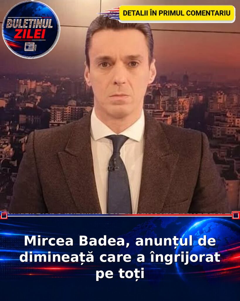 Mircea Badea, anunțul de dimineață care a îngrijorat pe toți