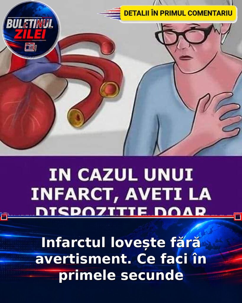 Infarctul lovește fără avertisment. Ce faci în primele secunde