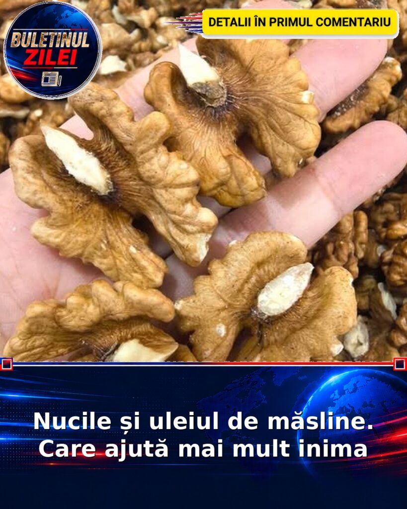 Nucile și uleiul de măsline. Care ajută mai mult inima