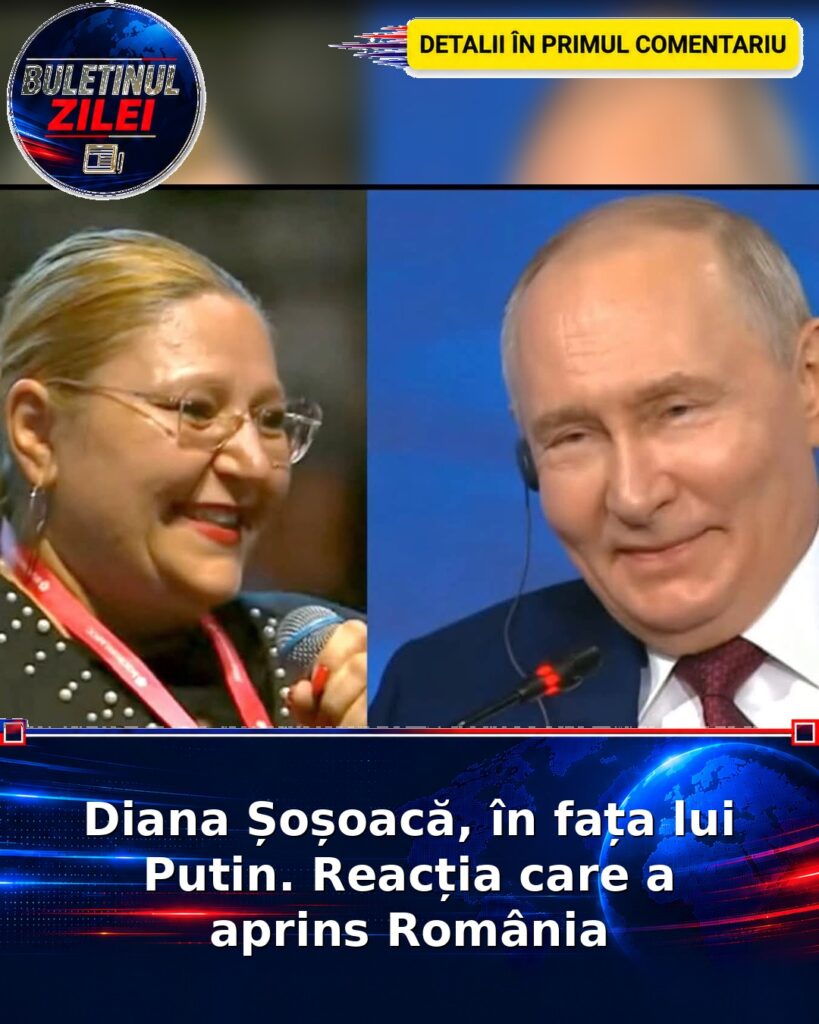 Diana Șoșoacă, în fața lui Putin. Reacția care a aprins România