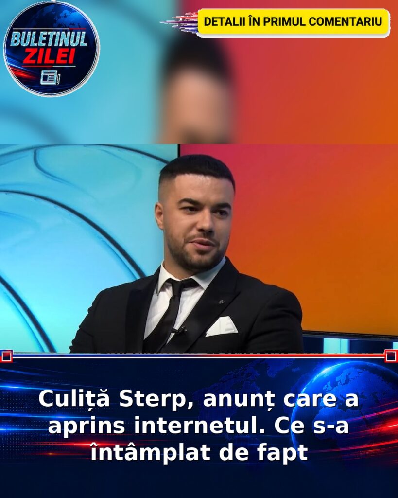 Culiță Sterp, anunț care a aprins internetul. Ce s-a întâmplat de fapt