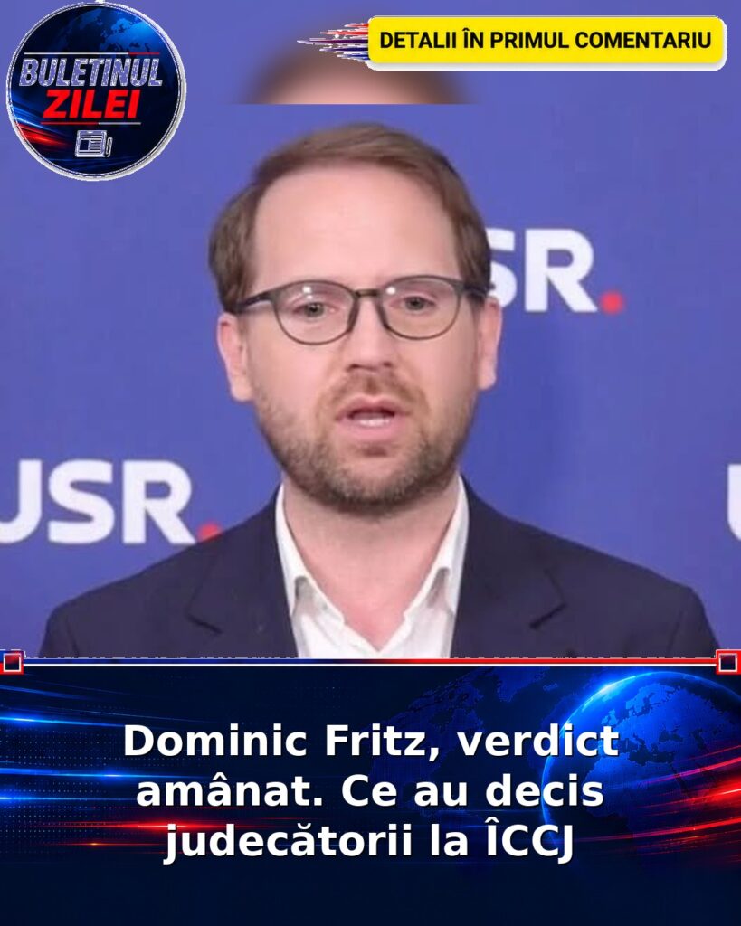 Dominic Fritz, verdict amânat. Ce au decis judecătorii la ÎCCJ