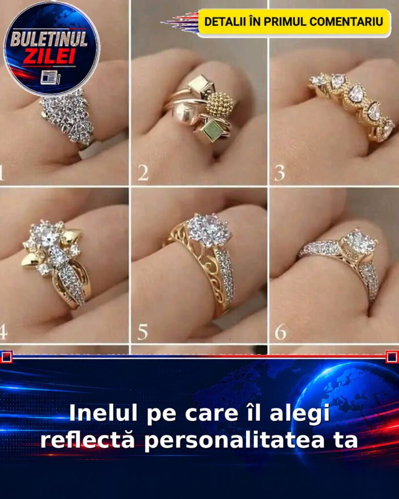 Inelul pe care îl alegi reflectă personalitatea ta