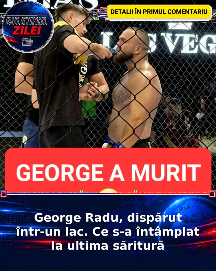 George Radu, dispărut într-un lac. Ce s-a întâmplat la ultima săritură