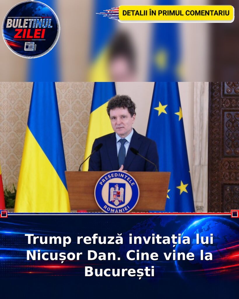Trump refuză invitația lui Nicușor Dan. Cine vine la București