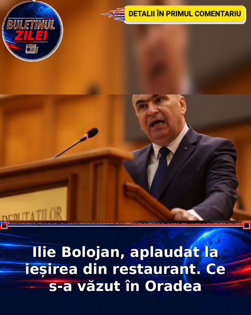 Ilie Bolojan, aplaudat la ieșirea din restaurant. Ce s-a văzut în Oradea