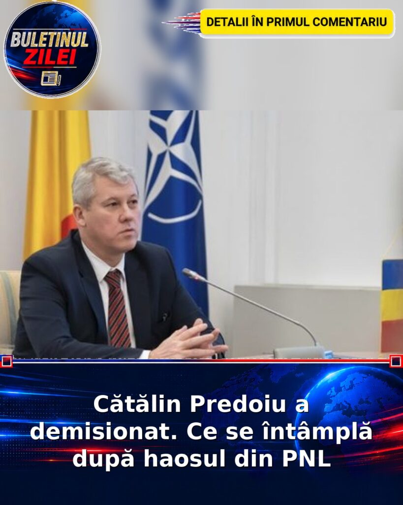 Cătălin Predoiu a demisionat. Ce se întâmplă după haosul din PNL
