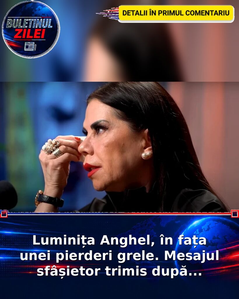 Luminița Anghel, în fața unei pierderi grele. Mesajul sfâșietor trimis după...