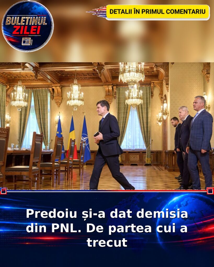 Predoiu și-a dat demisia din PNL. De partea cui a trecut