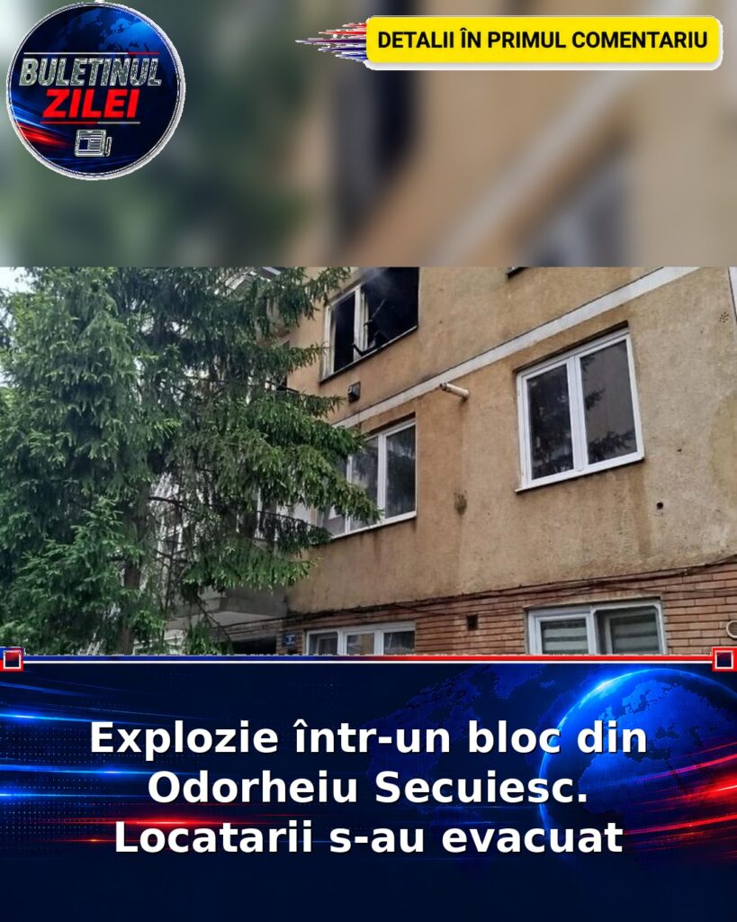 Explozie într-un bloc din Odorheiu Secuiesc. Locatarii s-au evacuat
