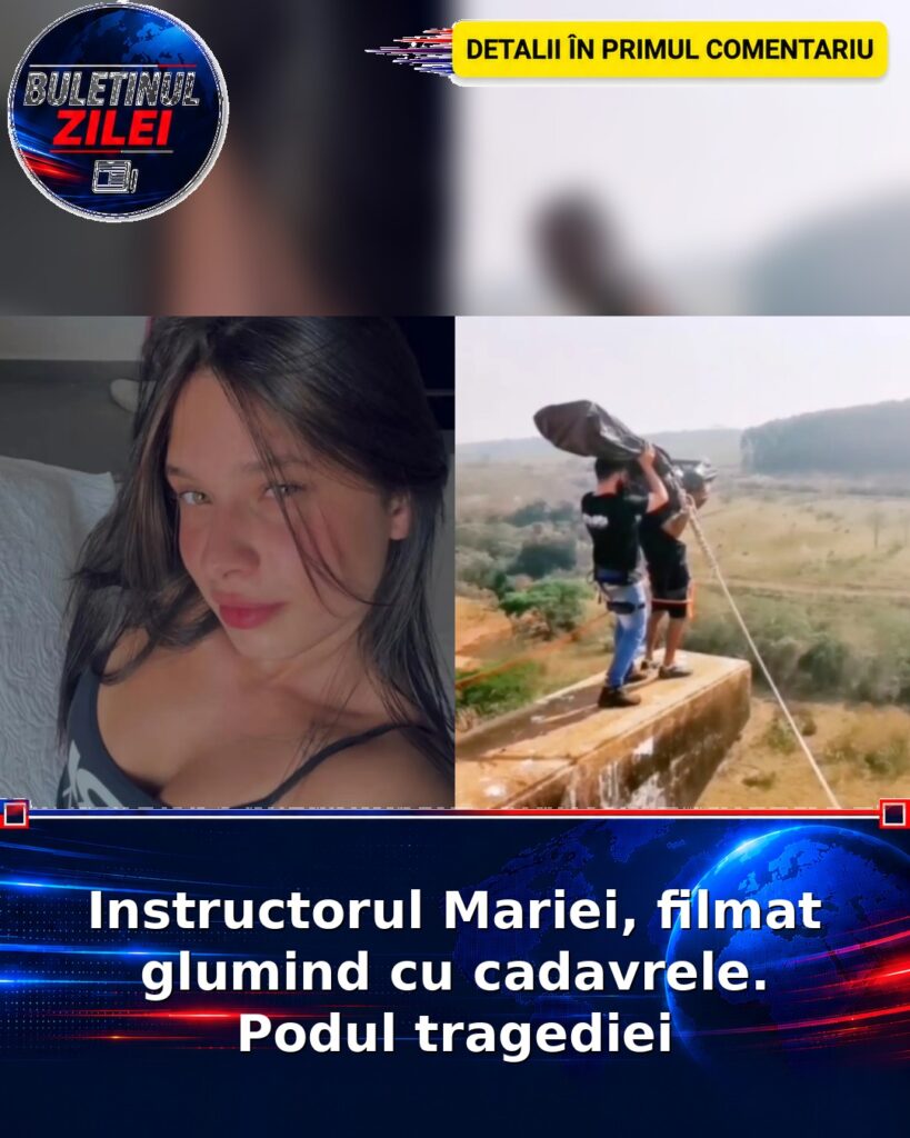 Instructorul Mariei, filmat glumind cu cadavrele. Podul tragediei