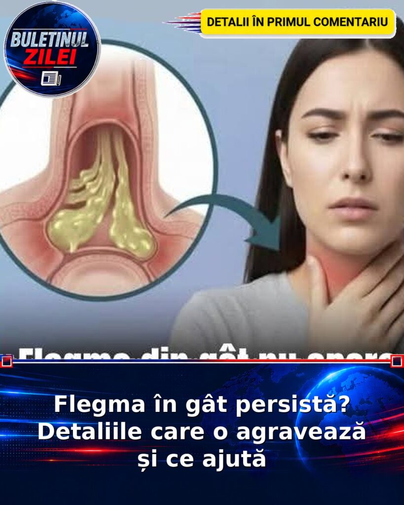 Flegma în gât persistă? Detaliile care o agravează și ce ajută