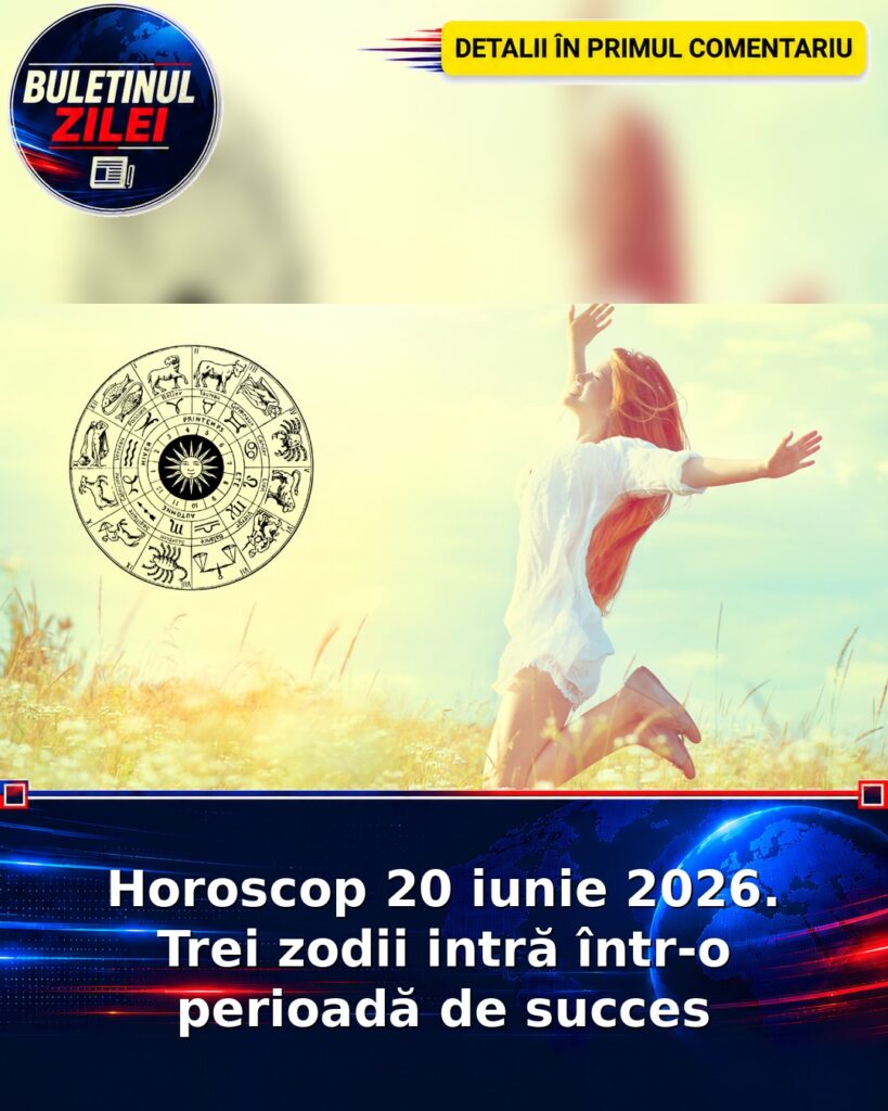 Horoscop 20 iunie 2026. Trei zodii intră într-o perioadă de succes