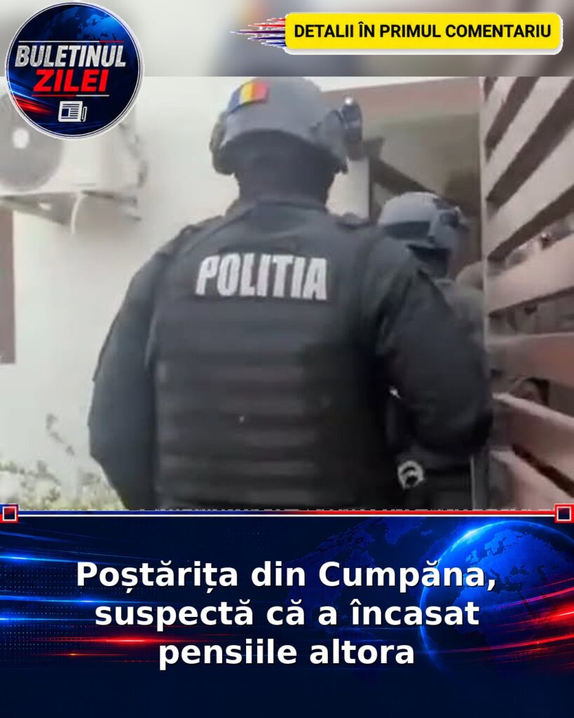 Poștărița din Cumpăna, suspectă că a încasat pensiile altora