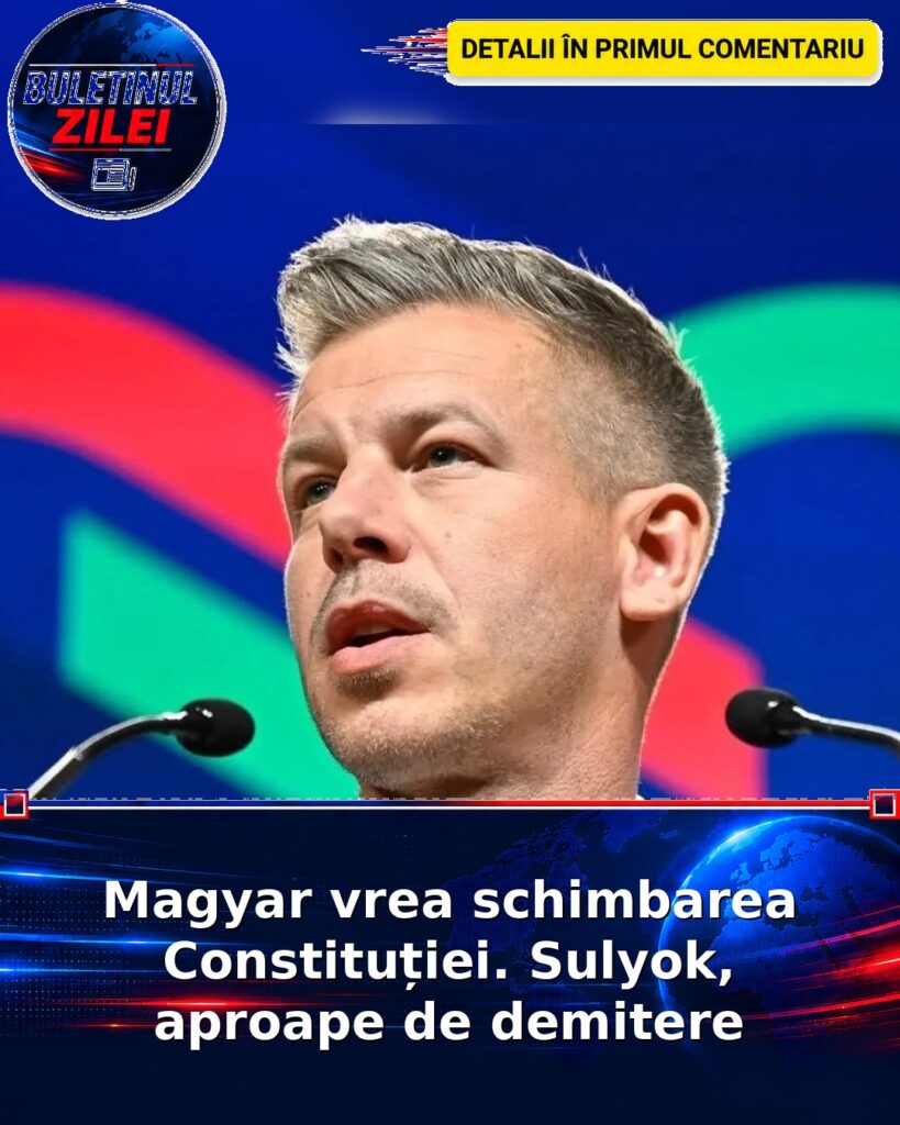 Magyar vrea schimbarea Constituției. Sulyok, aproape de demitere