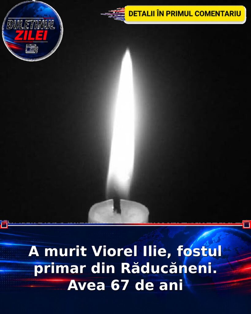 A murit Viorel Ilie, fostul primar din Răducăneni. Avea 67 de ani