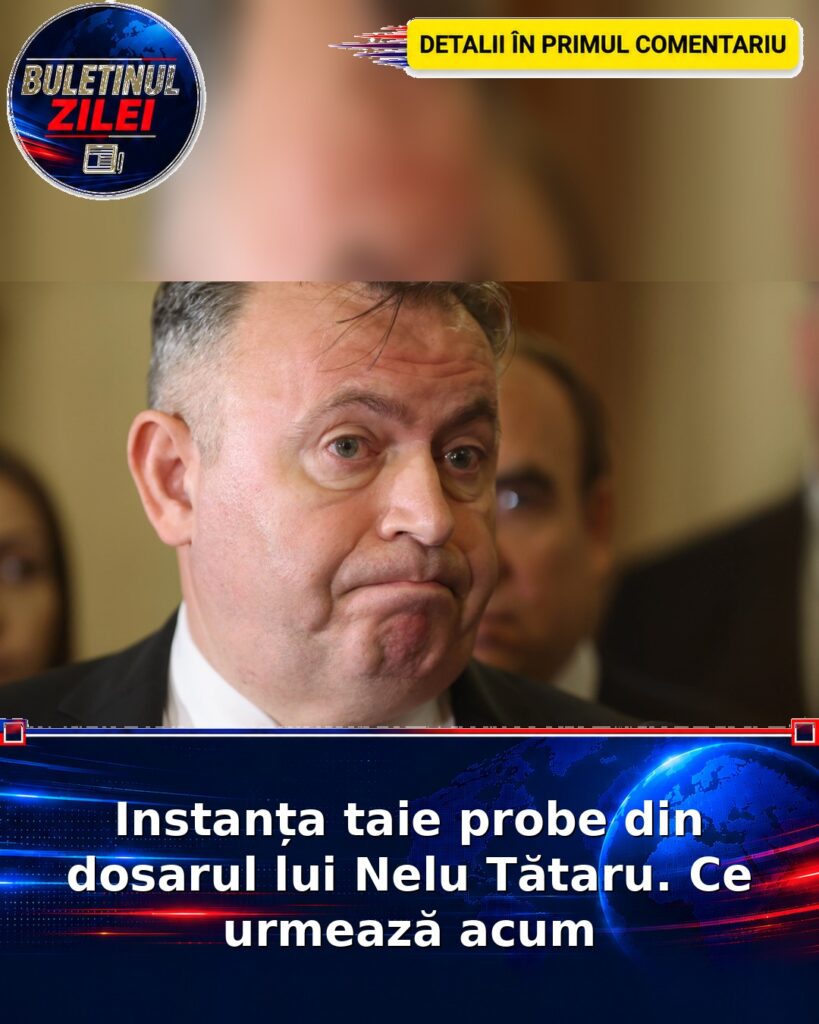 Instanța taie probe din dosarul lui Nelu Tătaru. Ce urmează acum
