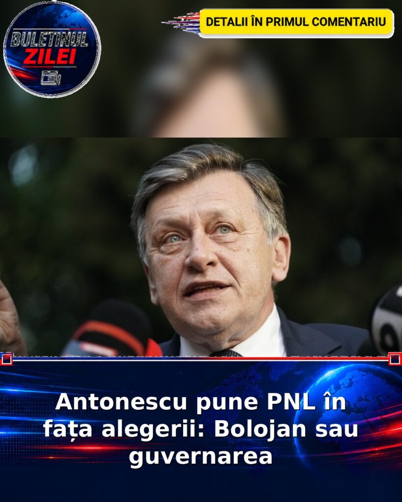 Antonescu pune PNL în fața alegerii: Bolojan sau guvernarea