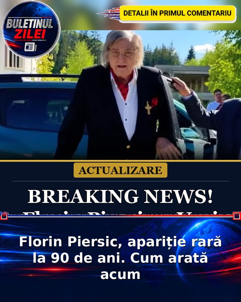 Florin Piersic, apariție rară la 90 de ani. Cum arată acum