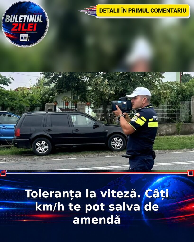 Toleranța la viteză. Câți km/h te pot salva de amendă